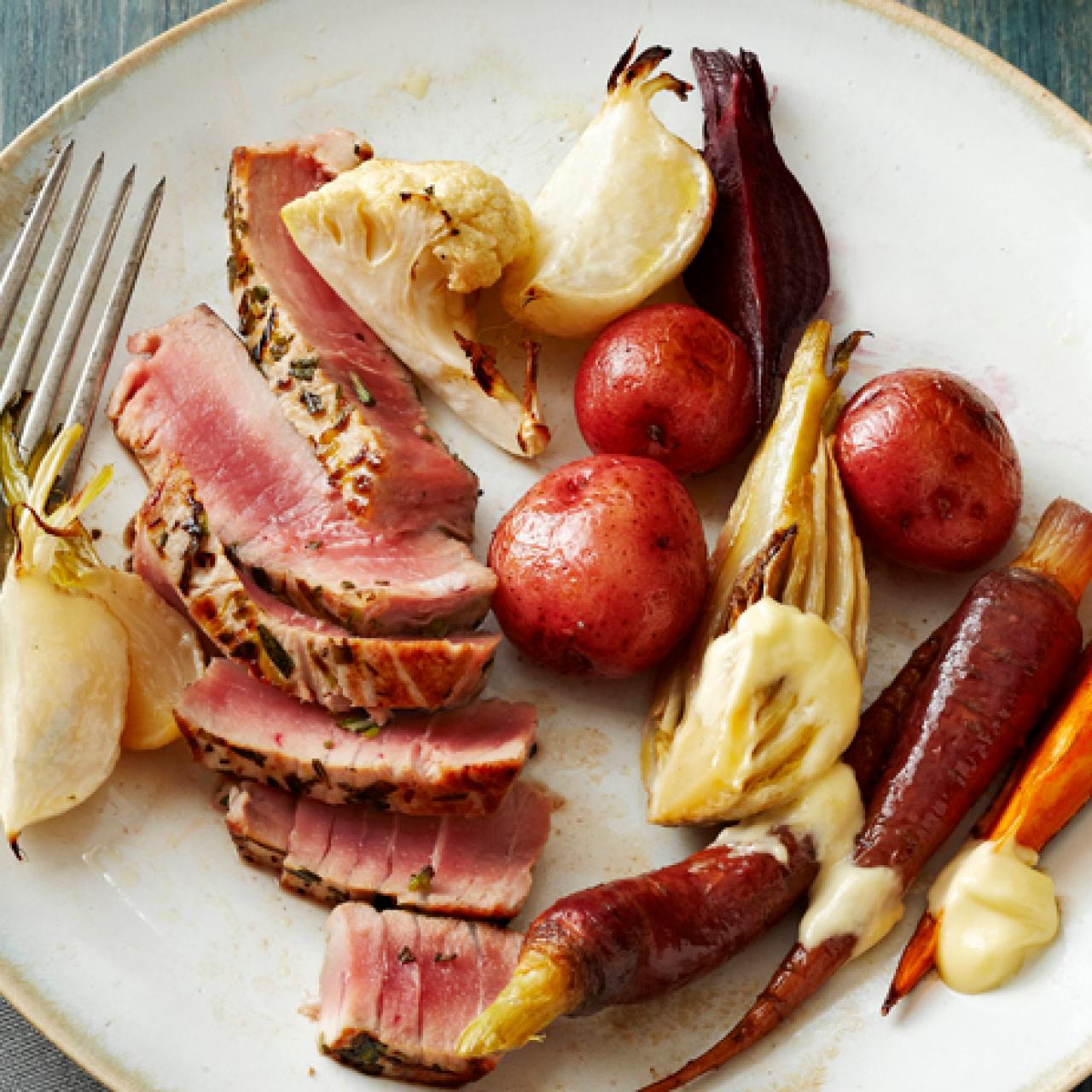 Herbed Tuna Steaks Recipe Food