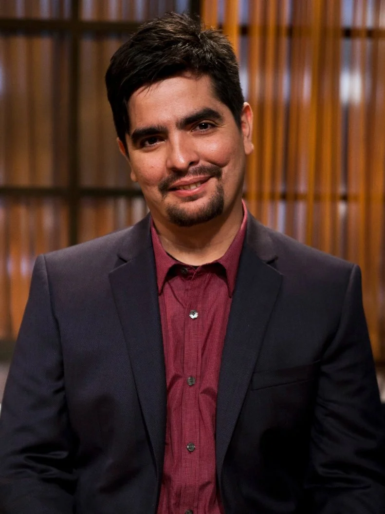 Judge Aaron Sanchez, as seen on Food Network's Chopped, Season 9.