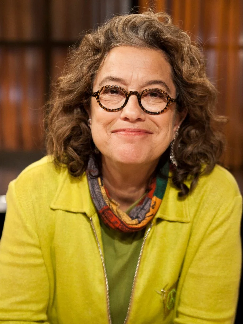 Judge Susan Feniger, as seen on Food Network's Chopped, Season 9.