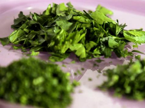 How to Chop Parsley & Cilantro