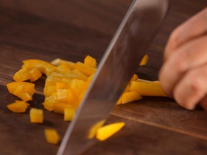 Chopping meat by hand — the single-knife method