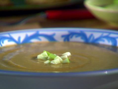 Quick Apple and Sweet Potato Soup