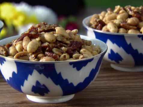 Newspaper Nuts: Indian Spiced Nuts with Coconut