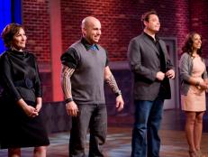 FNS7 Episode 10 Contestants Mary Beth Albright, Vic Vegas, Jeff Mauro and Susie Jimenez at Evaluation.