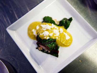 FNS7 Episode 10 Contestant Susie Jimenez's "Lobster Enchilada" dish beauty for "Battle Lobster" at the Iron Chef Challenge.