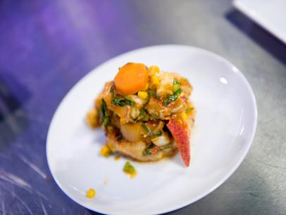 FNS7 Episode 10 Contestant Susie Jimenez's "Lobster Stew" dish beauty for "Battle Lobster" at the Iron Chef Challenge.