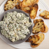 Hot Spinach and Artichoke Dip; Alton Brown