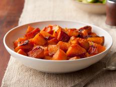 Brown sugar enhances the natural sweetness in Ina Garten's Caramelized Butternut Squash recipe, from Barefoot Contessa on Food Network.
