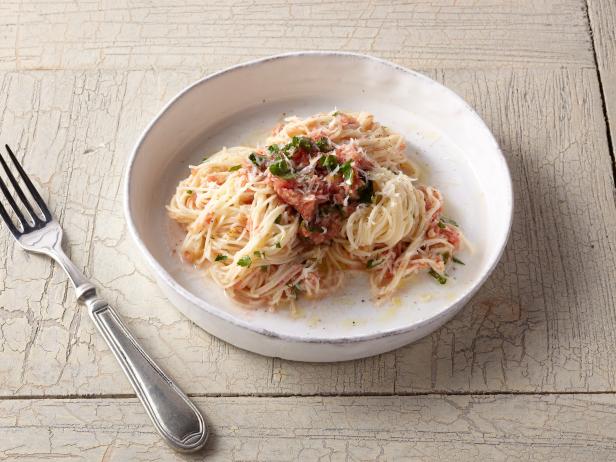 Angel Hair Pasta with Trapani-Style Pesto image