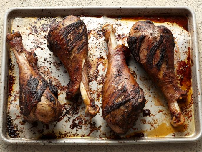 HoisinGlazed BBQ Turkey Drumsticks Recipe Food Network Kitchen