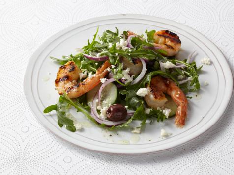 Grilled Shrimp and Feta Salad