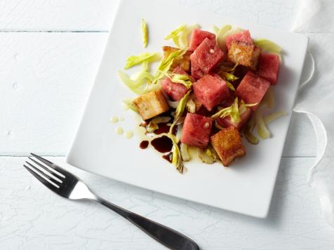 Watermelon and Haloumi Salad