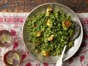 Aarti Sequeira's Saag Paneer for, LESSONS FROM GRANDMA/MICROWAVE VEGGIES/CHICKEN SOUP, as seen on Food Network's Aarti Party. Episode: The Big Cheese