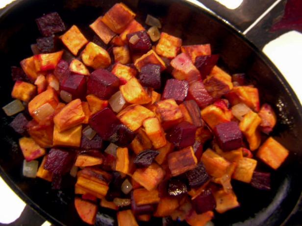 Sweet Potato-Beet Hash Recipe  Melissa d'Arabian  Food 