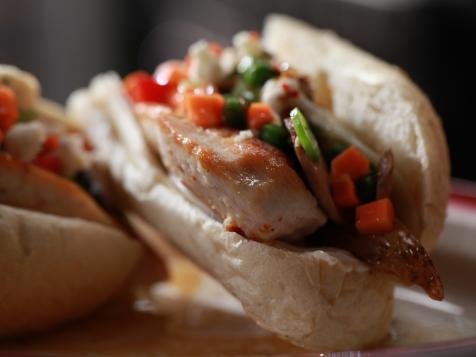 Chicken Vesuvio Sandwich