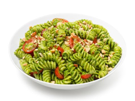Fusilli With Spinach-Nut Pesto