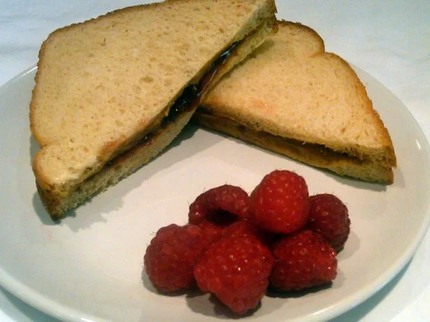 peanut butter and jelly sandwich