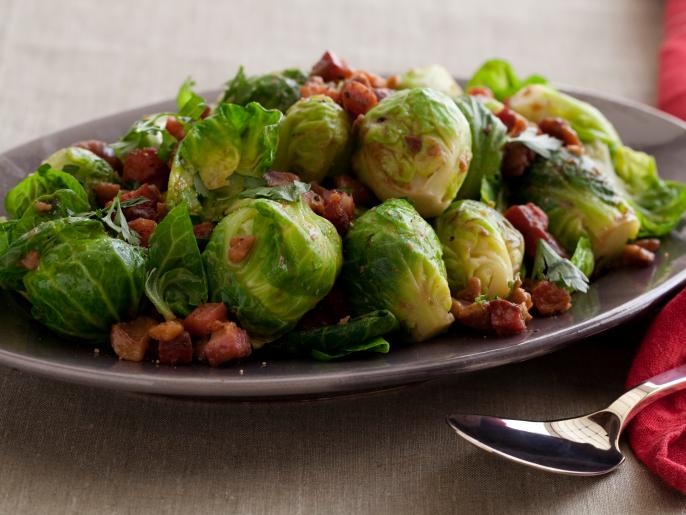 Brussels Sprouts with Chestnuts, Pancetta and Parsley Recipe Nigella