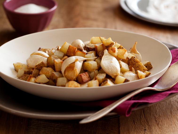 Garlic Roast Potatoes Recipe Nigella Lawson Food Network
