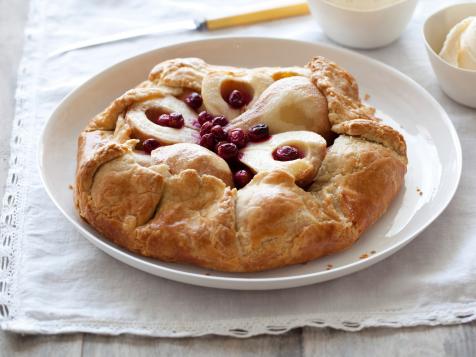 Pear and Cranberry Crostata