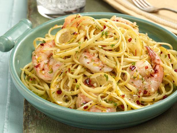 Shrimp Scampi Linguine Made Without Wine Recipe | Ina Garten | Food Network