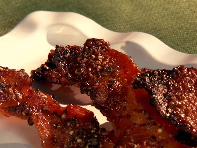 Black Pepper Maple Bacon Recipe The Neelys Food Network