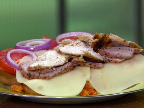 Italian Sliced Chicken and Pork Hoagie