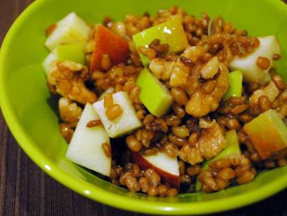 The Veggie Table Apple Walnut Wheat Berry Salad Food Network Healthy Eats Recipes Ideas And Food News Food Network