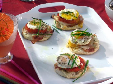 Ham, Egg and Cheese Sandwich on English Muffin