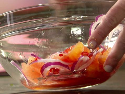 Blood Orange and Red Onion Salad