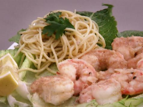 Taylor's Shrimp with Spaghetti in Garlic-Butter Sauce
