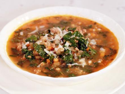 Lentil Soup with Kale and Sausage Recipe | Rachael Ray | Food Network