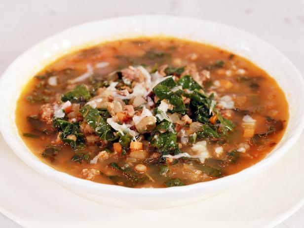 Lentil Soup with Kale and Sausage image
