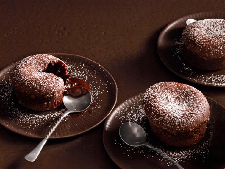 Molten Lava Cakes Recipe The Neelys Food Network