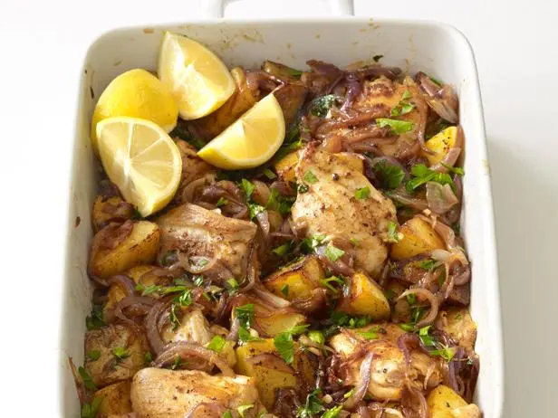 Spanish Chicken and Potato Roast Recipe | Food Network Kitchen