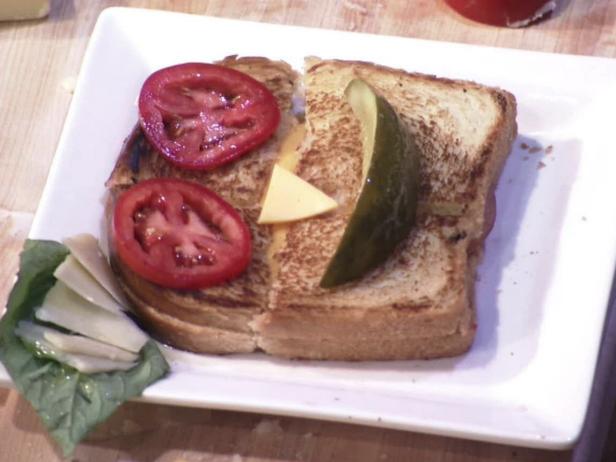 "Smiling" Grilled Cheese