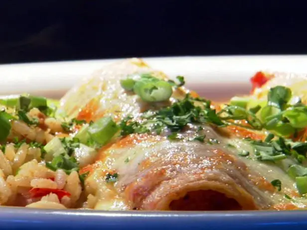 Voodoo Crawfish Enchiladas Recipe | Food Network