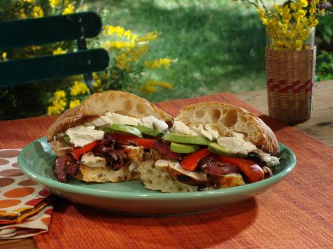 Wild Wahoo Gourmet Sandwiches with Rum Pear Spinach Salad