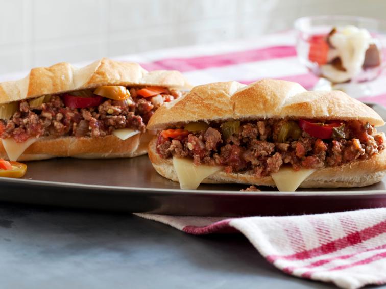 Italian Sloppy Joes Recipe Jeff Mauro Food Network