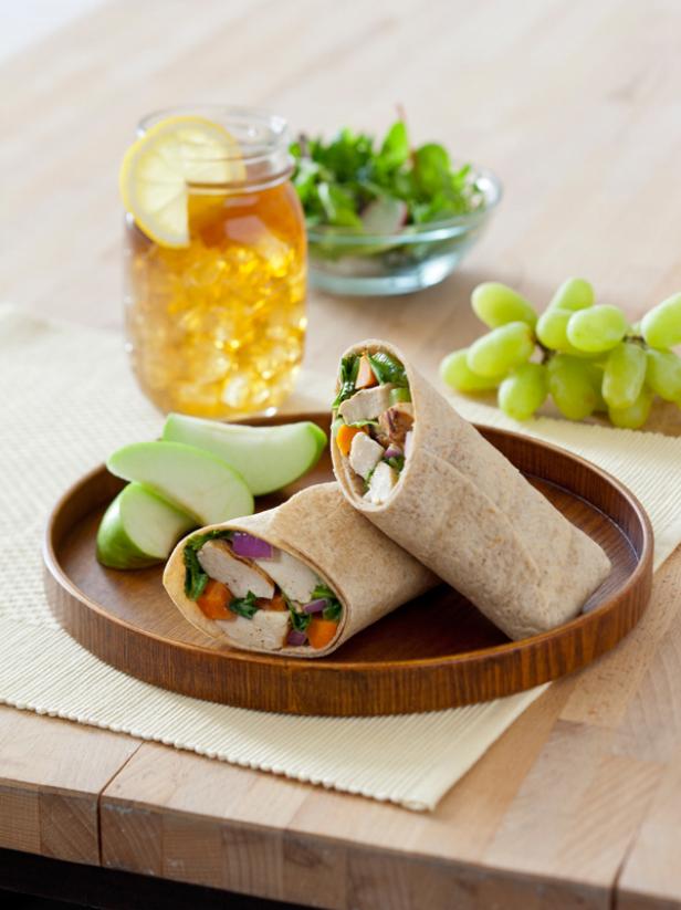 Sunny's Spicy Ranch Grilled Chicken Salad Wrap Recipe ...