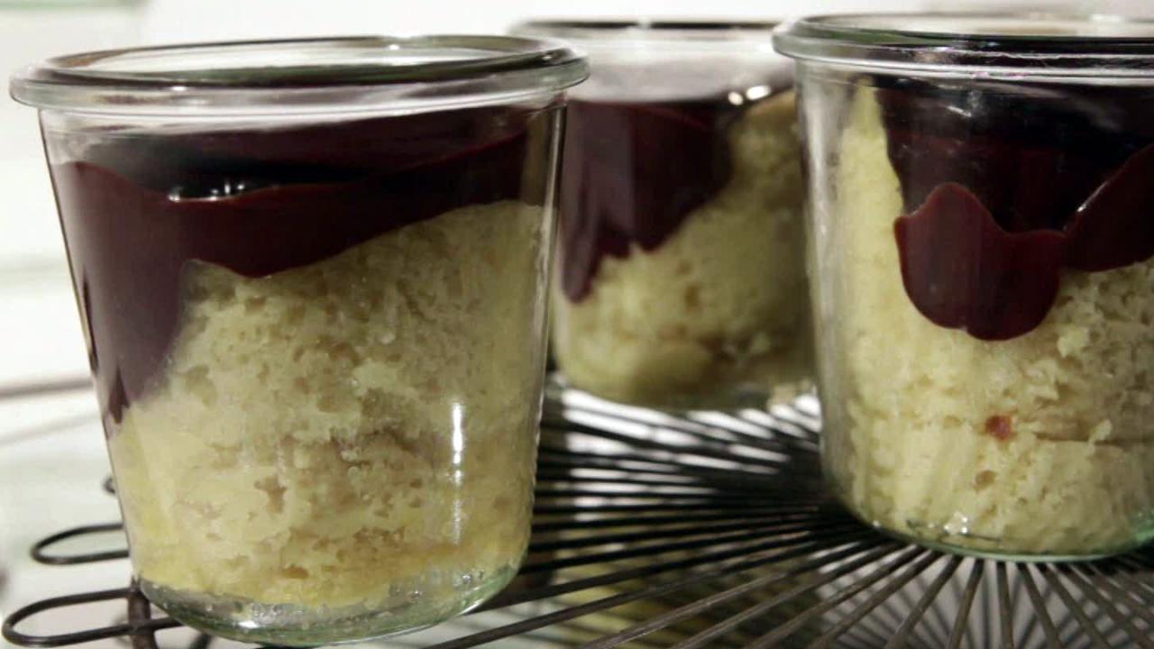 Yellow Cakes in a Jar