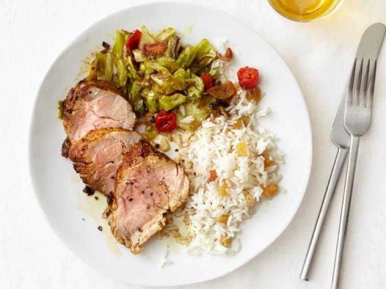 Spiced Pork and Cabbage Recipe Food Network Kitchen Food Network