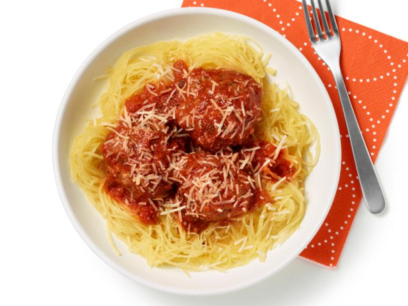 Spaghetti Squash and Meatballs Recipe | Food Network ...