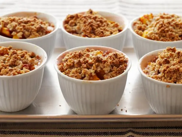 Individual Peach Cobblers