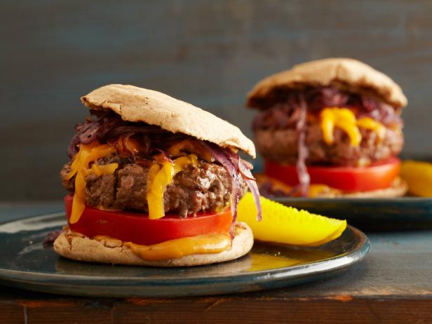 Juicy Grilled Cheeseburgers Recipe  Food Network Kitchen 