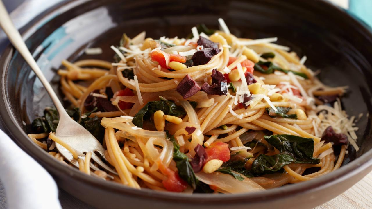 Healthy Pasta and Swiss Chard