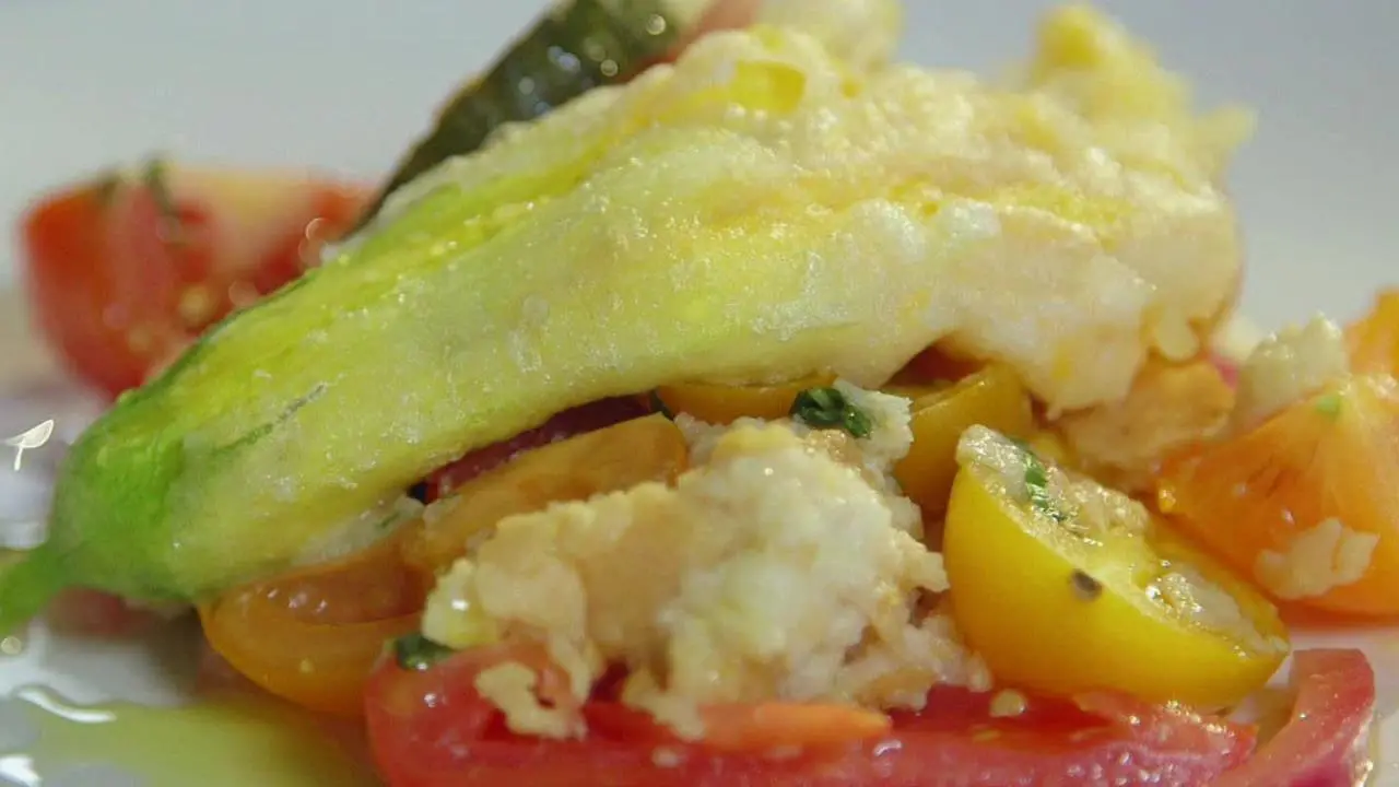 Stuffed Zucchini Blossoms