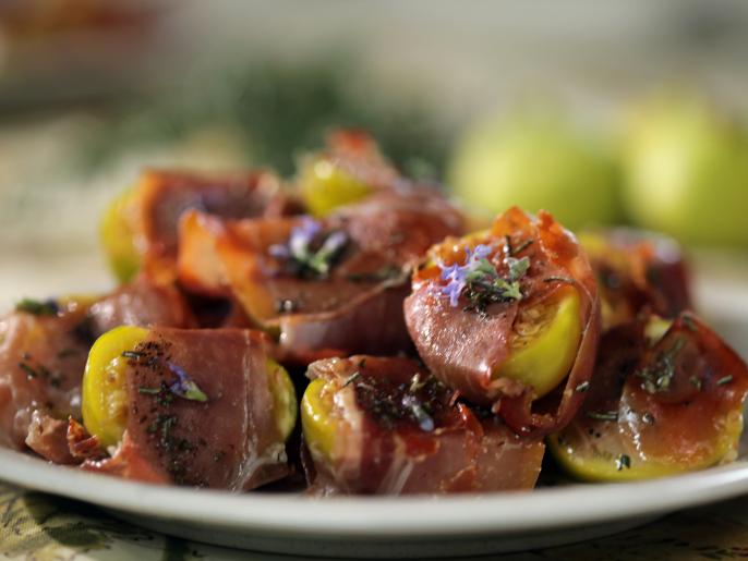 ProsciuttoWrapped Figs Recipe Food Network