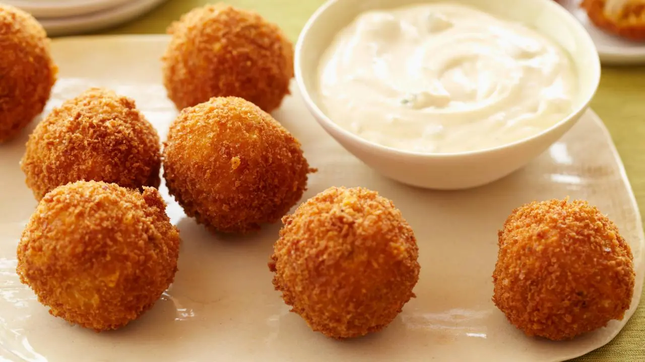 Buffalo Chicken Cheese Balls Recipe | Aaron McCargo Jr. | Food Network