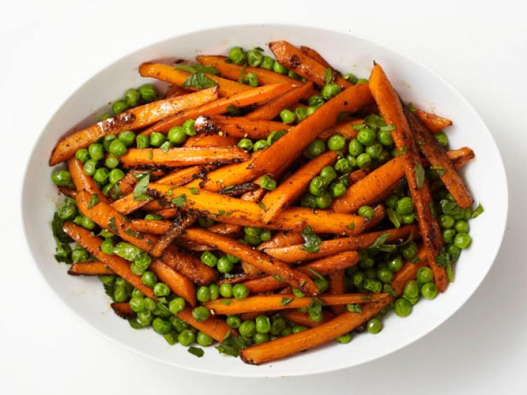 Roasted Carrots and Peas Recipe Food Network Kitchen Food Network